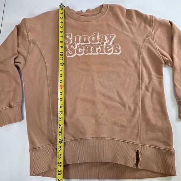 Aerie Sweatshirt Women XS Chill Crewneck Sunday Scaries Oversized Casual - Picture 2 of 4